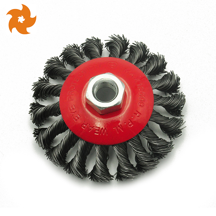 Twisted Wire Bevel Brush