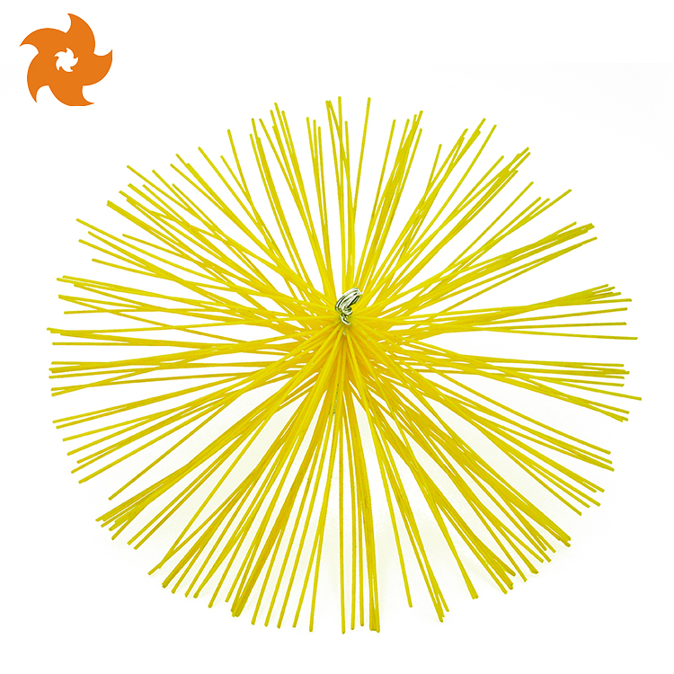 Yellow Nylon Wire Chimney Brush