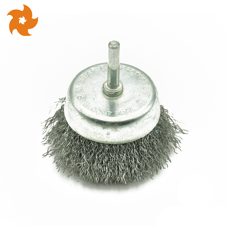 Crimped Wire Cup Brush With Shank
