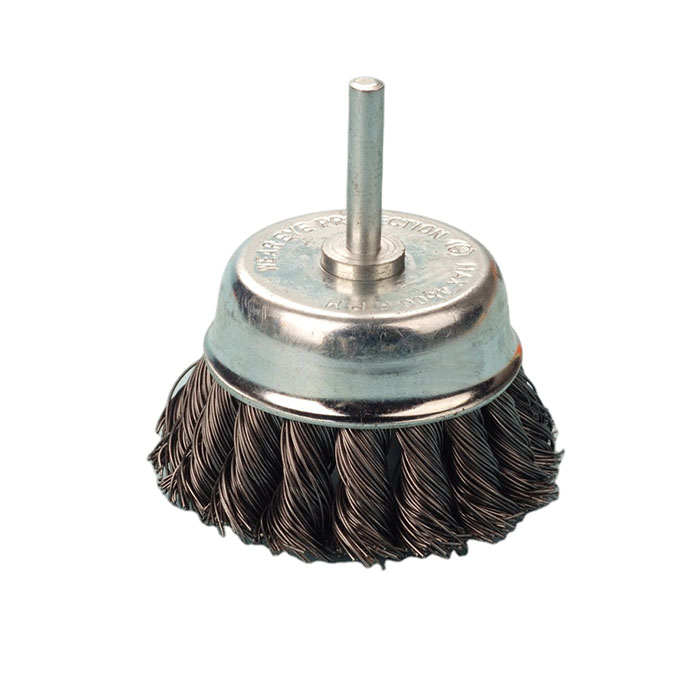 Twisted Wire Cup Brush with Shank