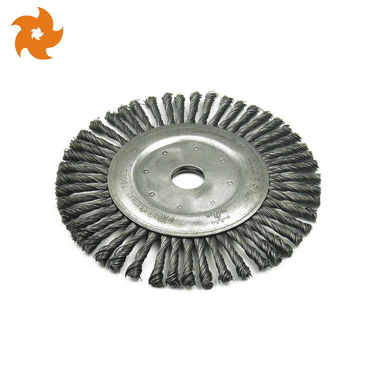 Small Knots Twisted Wire Wheel Brush